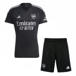 Günstige Fußballtrikots Arsenal Torwart Kinder Heimtrikot 2023-24 Kurzarm
